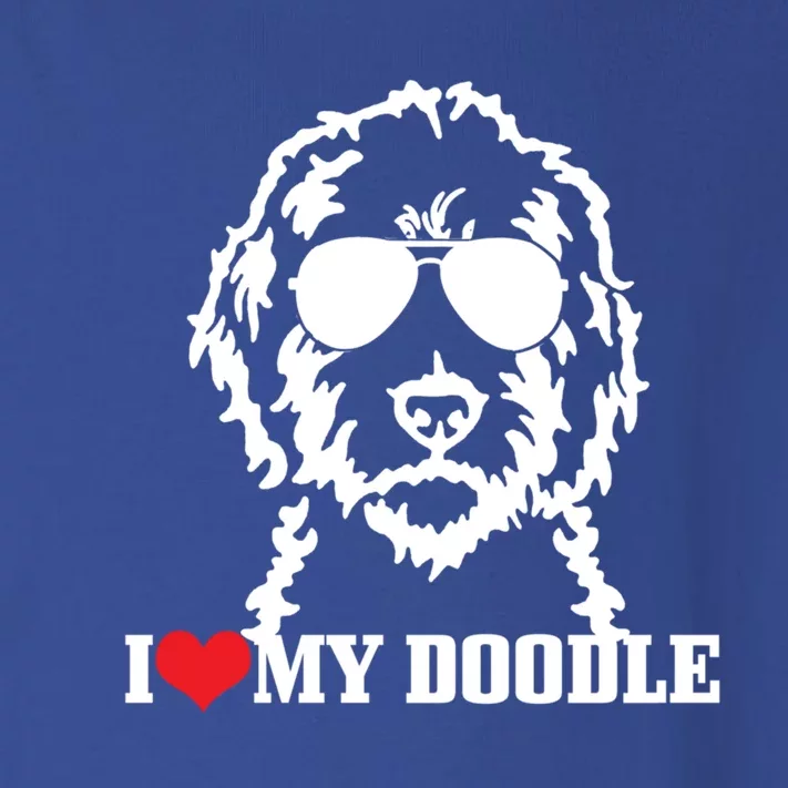 Goldendoodle I Love My Doodle Mom Labradoodle Dog Funny Gift Cool Gift Toddler Long Sleeve Shirt