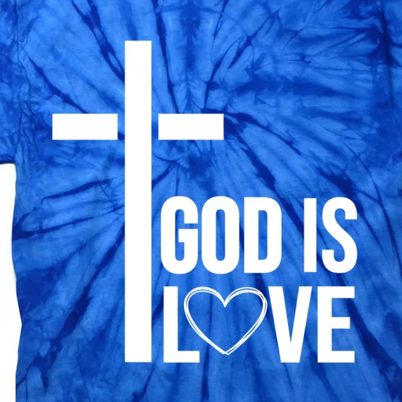 God Is Love Christian Religious Gift Tie-Dye T-Shirt