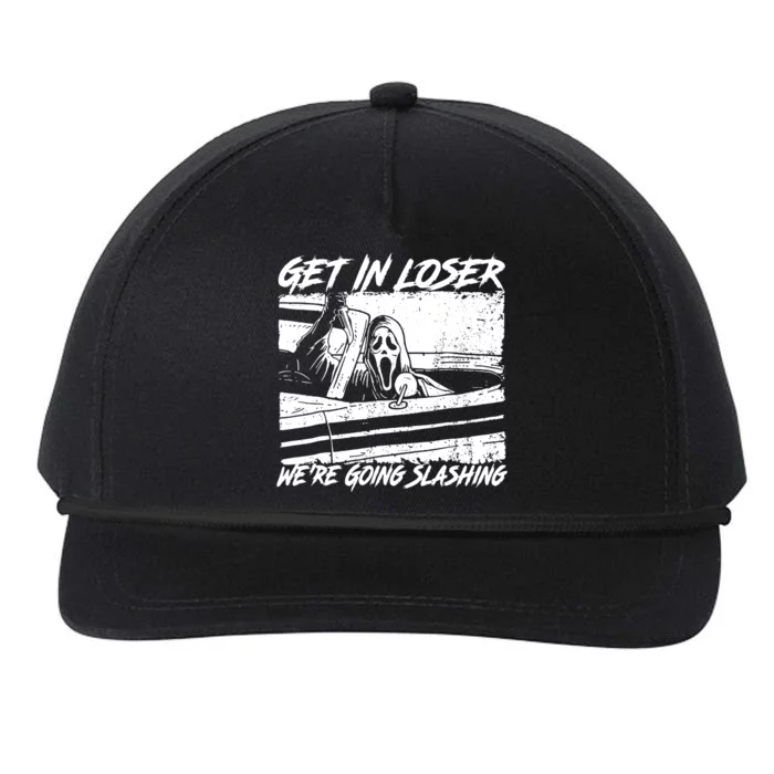 Get In Loser WeRe Going Slashing Horror Halloween Character Snapback Five-Panel Rope Hat