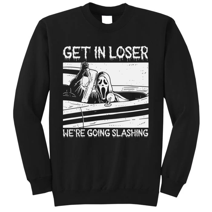 Get In Loser We Are Going Slashing Graphic Sweatshirt