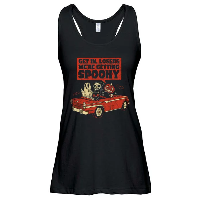 Get In Losers Were Getting Spooky Halloween Costume Ladies Essential Flowy Tank