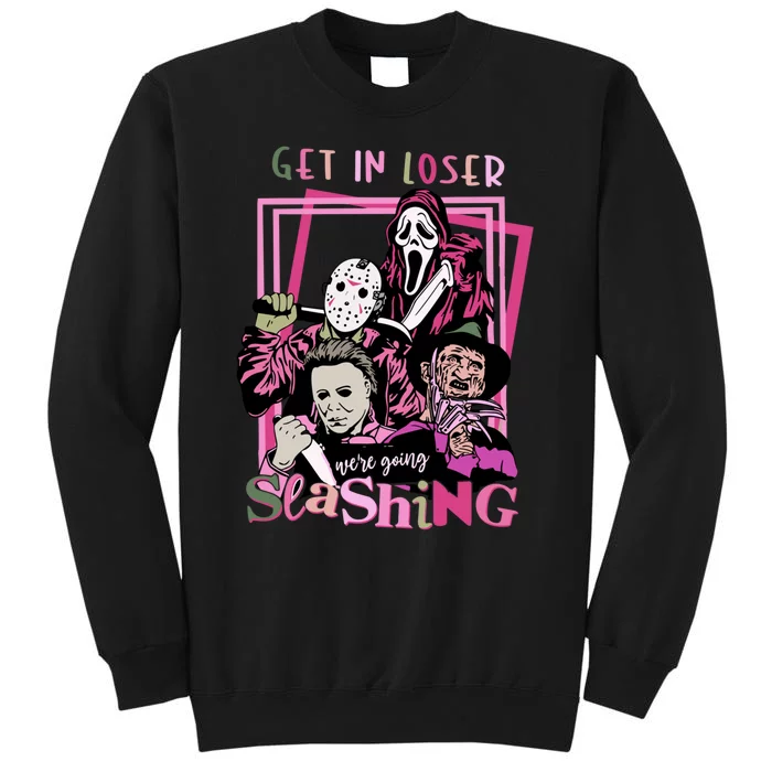 Get In Loser We Are Going Slashing Graphic Sweatshirt