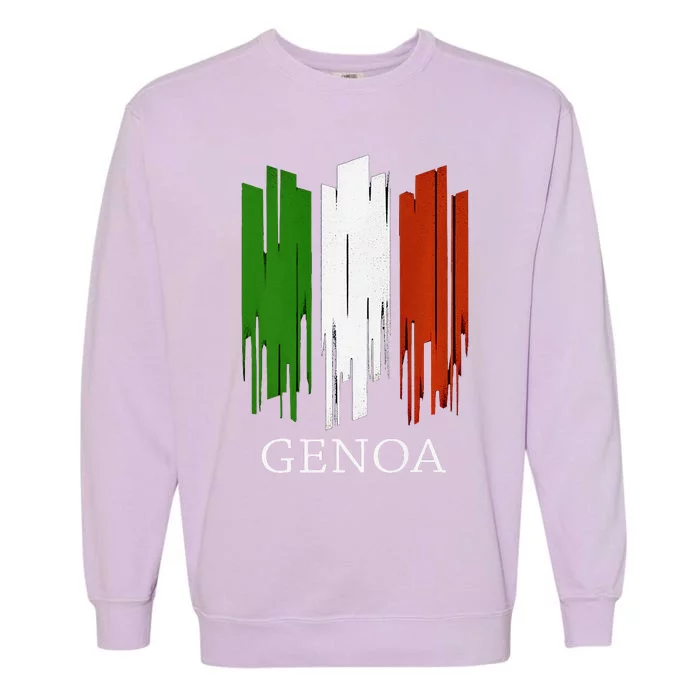 Genoa Italygenoa Liguria Italiaitalian Premium Garment-Dyed Sweatshirt