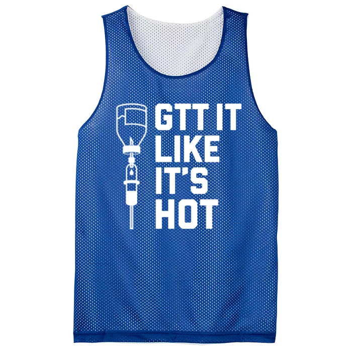 Gtt It Like It's Hot Funny Nurse Medical Novelty Gift Mesh Reversible Basketball Jersey Tank