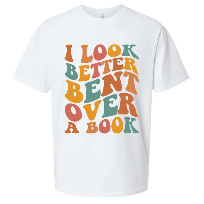 Groovy I Look Better Bent Over A Book Funny Book Readers Sueded Cloud Jersey T-Shirt