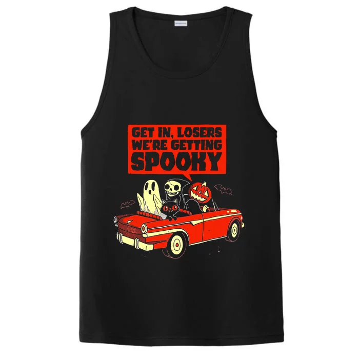 Get In Losers Were Getting Spooky Halloween Costume Performance Tank