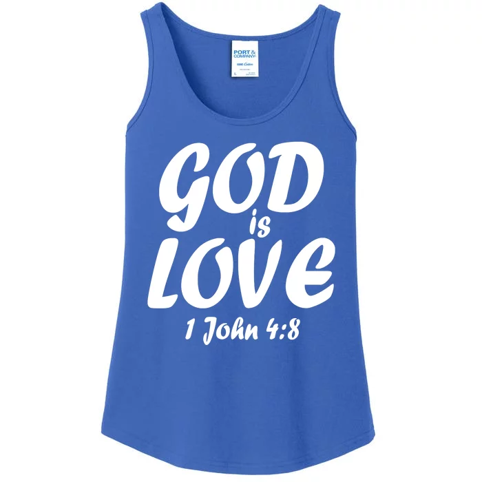 God Is Love 1 John 4:8 Ladies Essential Tank