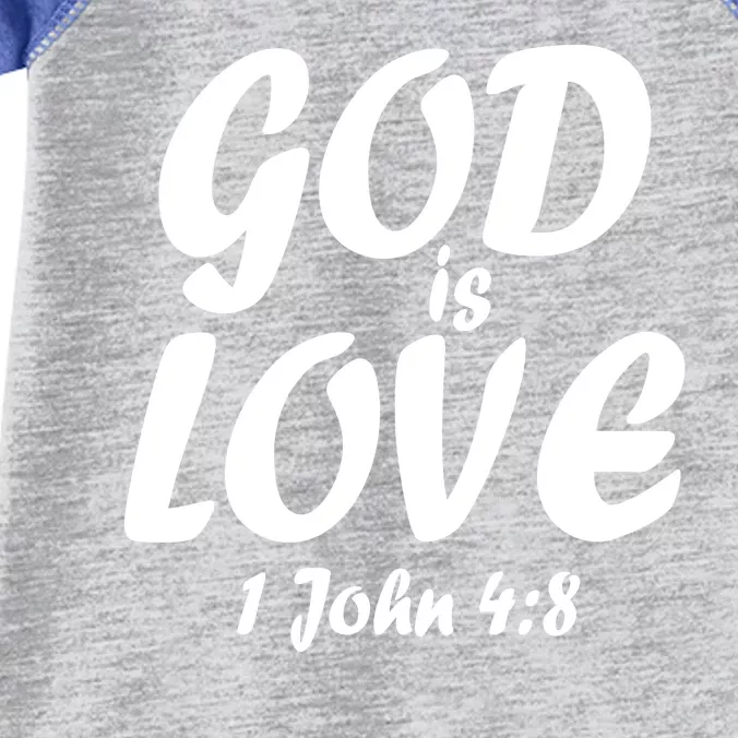 God Is Love 1 John 4:8 Infant Baby Jersey Bodysuit