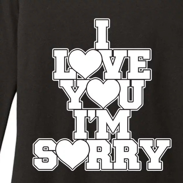 Gracie I Love You IM Sorry Womens CVC Long Sleeve Shirt