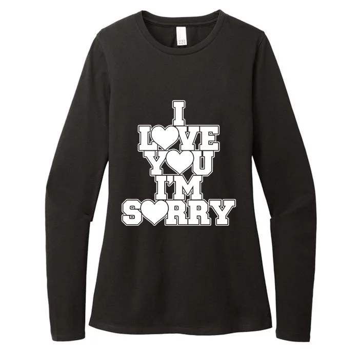 Gracie I Love You IM Sorry Womens CVC Long Sleeve Shirt