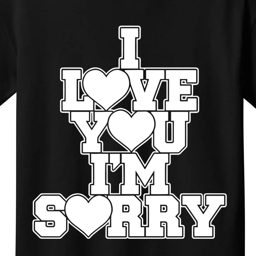 Gracie I Love You IM Sorry Kids T-Shirt