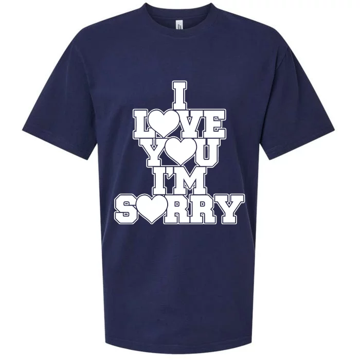 Gracie I Love You IM Sorry Sueded Cloud Jersey T-Shirt