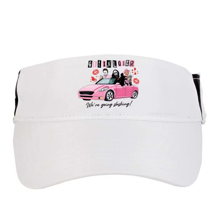 Get In Loser Were Going Slashing Horror Movie Characters Halloween Adult Drive Performance Visor