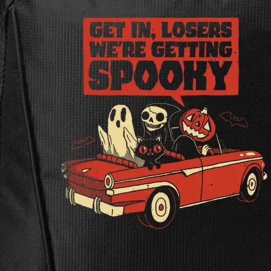 Get In Losers We're Getting Spooky Hallowen City Backpack