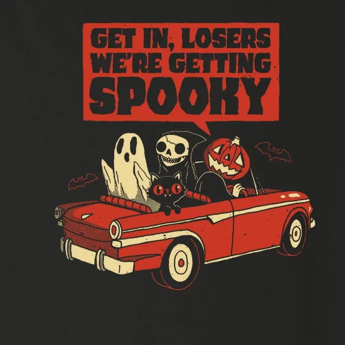 Get In Losers We're Getting Spooky Hallowen Toddler Long Sleeve Shirt