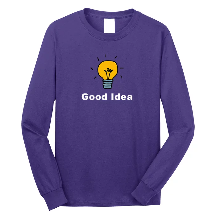 Good Idea | Light Bulbs Long Sleeve Shirt