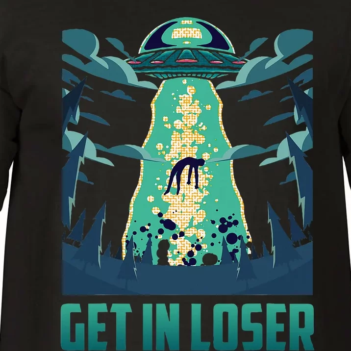 Get In Loser Funny Ufo Alien Comfort Colors T-Shirt