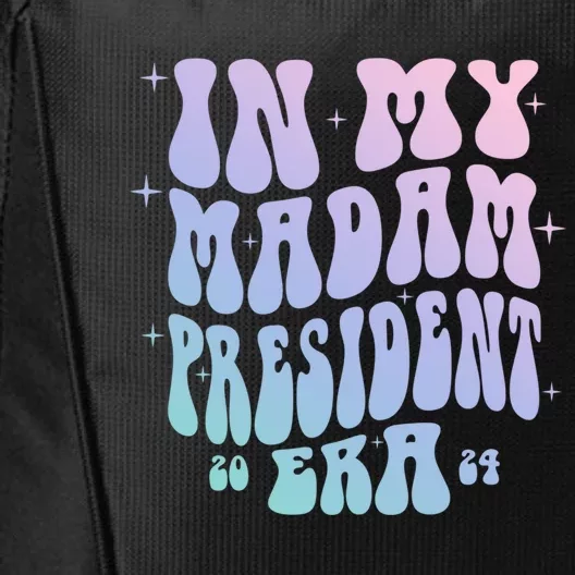 Groovy In My Madam President Era Kamala Harris Gift City Backpack