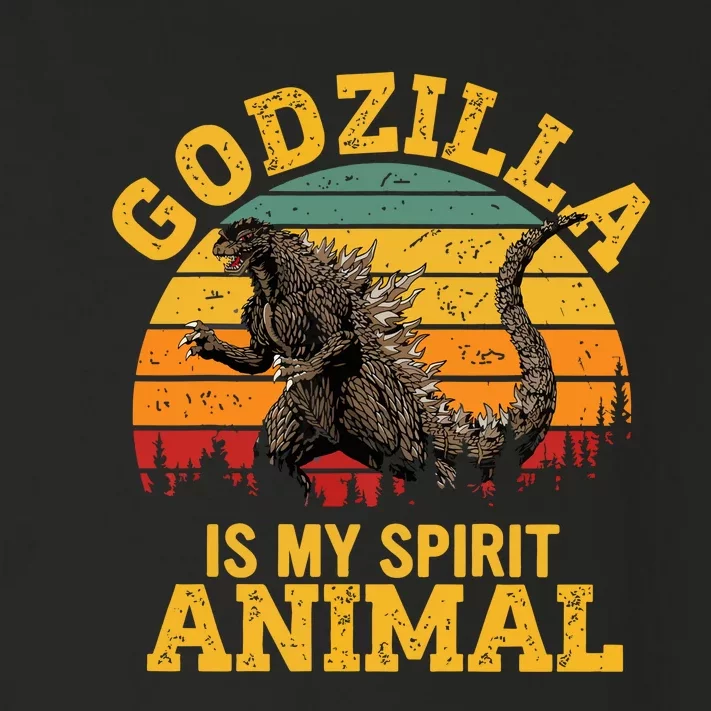 G.O.D.Z.I.L.L.A Is My Spirit Animal Retro Toddler Long Sleeve Shirt