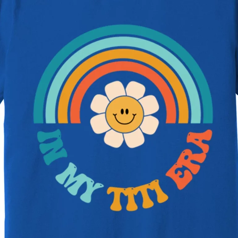 Groovy In My Titi Era Best Aunt Ever Auntie Front And Back Funny Gift Premium T-Shirt