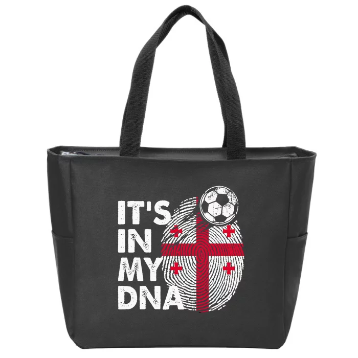 Georgia In My Dna Georgian Flag Team Georgia Zip Tote Bag