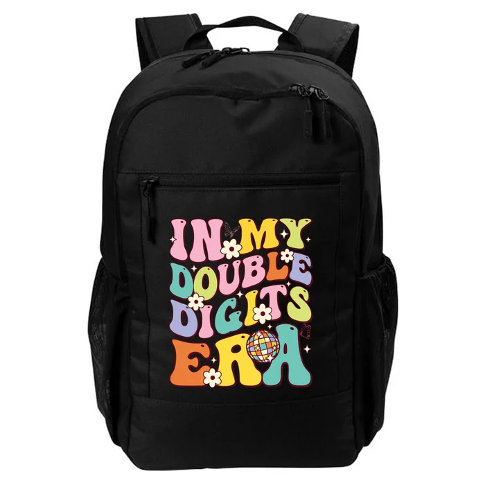 Girl In My Double Digits Era Retro 10 Year Old 10th Birthday Daily Commute Backpack