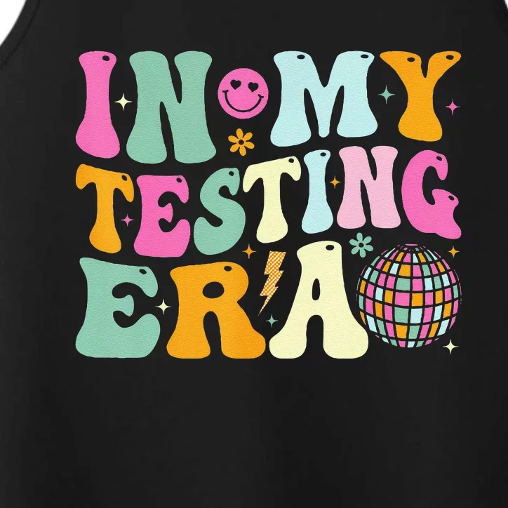 Groovy In My Testing Era Testing Day Teacher Test Day Performance Tank