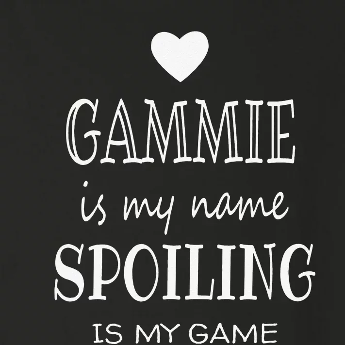 Gammie Is My Name Special Grandma Toddler Long Sleeve Shirt