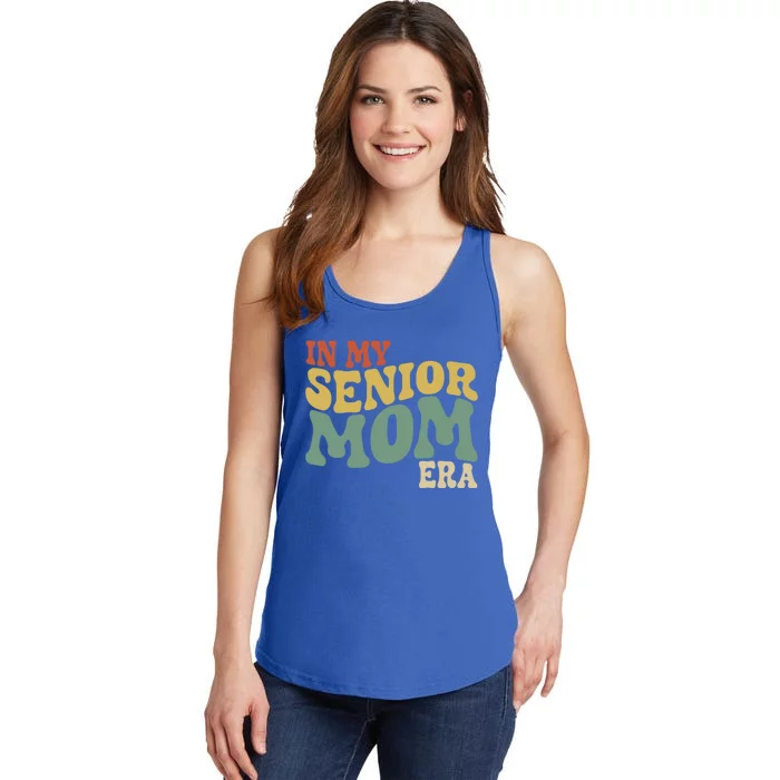 Groovy In My Senior Mom Era Class Of 2025 Masters Graduation Gift Ladies Essential Tank