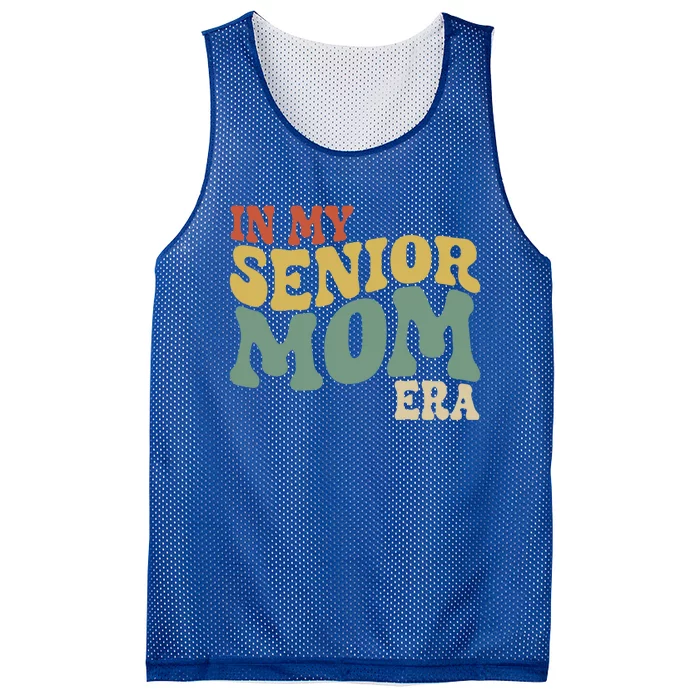 Groovy In My Senior Mom Era Class Of 2025 Masters Graduation Gift Mesh Reversible Basketball Jersey Tank