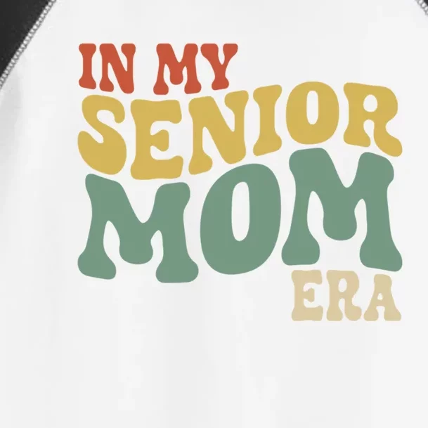 Groovy In My Senior Mom Era Class Of 2025 Masters Graduation Gift Toddler Fine Jersey T-Shirt