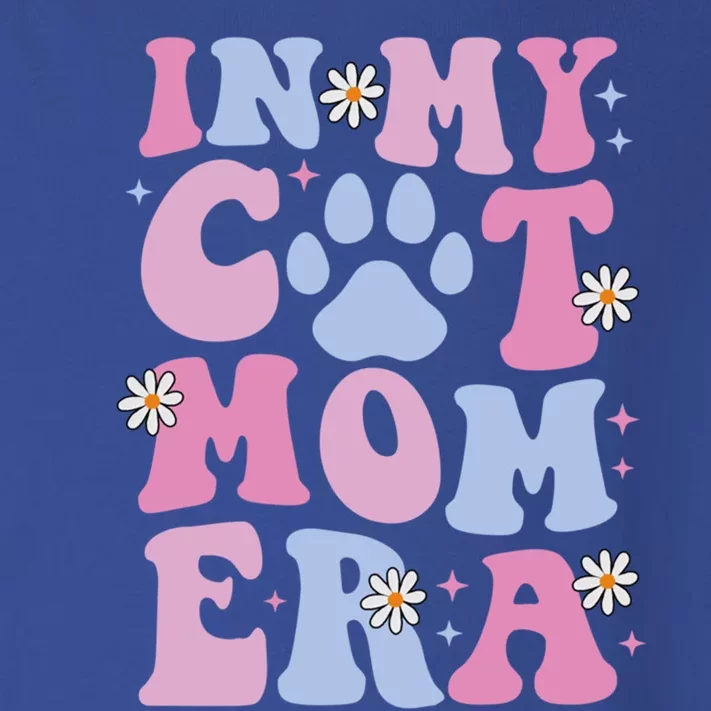 Groovy In My Cat Mom Era Funny Mother Cat Lover Gift Toddler Long Sleeve Shirt