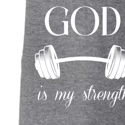 God Is My Strength Doggie 3-End Fleece Hoodie