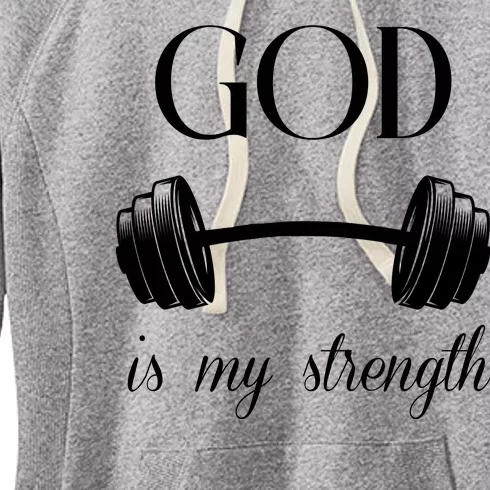 God Is My Strength Women's Fleece Hoodie