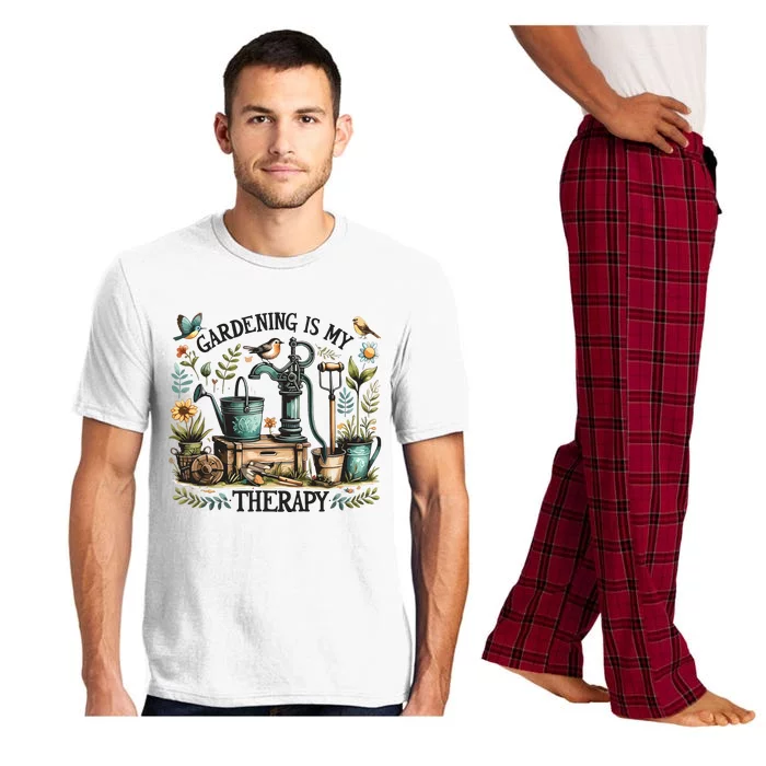 Gardening Is My Therapy Pajama Set