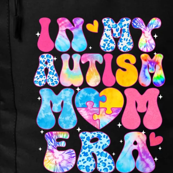 Groovy In My Autism Mom Era Autism Awareness Day Daily Commute Backpack