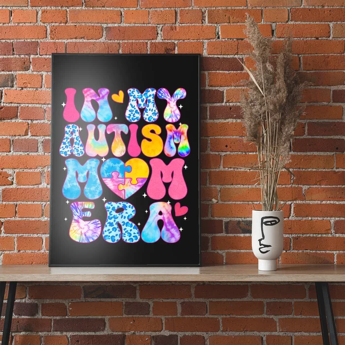 Groovy In My Autism Mom Era Autism Awareness Day Poster