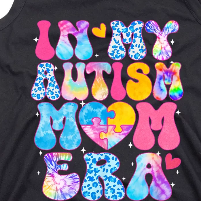 Groovy In My Autism Mom Era Autism Awareness Day Tank Top