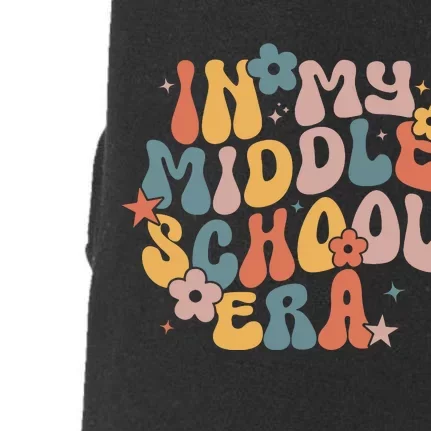 Groovy In My Middle School Era Back To School Teacher Girl Doggie 3-End Fleece Hoodie