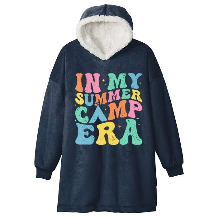 Groovy In My Summer Camp Era Retro Summer Women Hooded Wearable Blanket