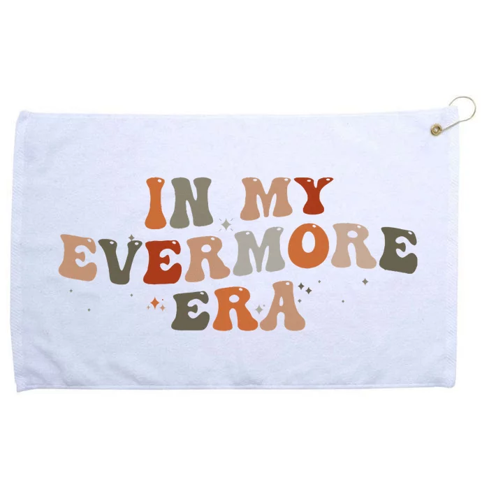 Groovy In My Evermore Era Retro Funny Grommeted Golf Towel