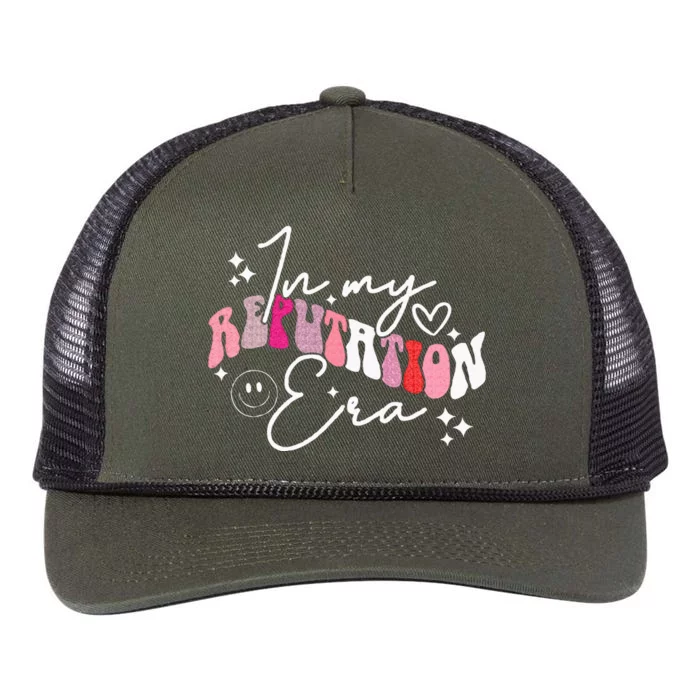 Groovy In My Reputation Era Cute Retro Rope Trucker Hat Cap