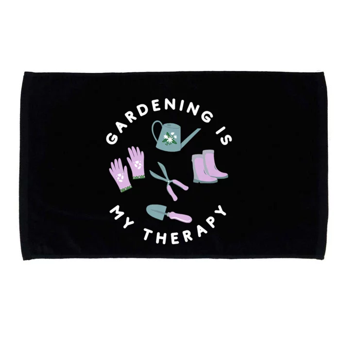 Gardening Is My Therapy Premium Microfiber Hand Towel