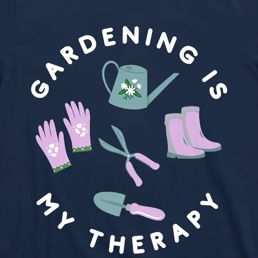 Gardening Is My Therapy Premium T-Shirt