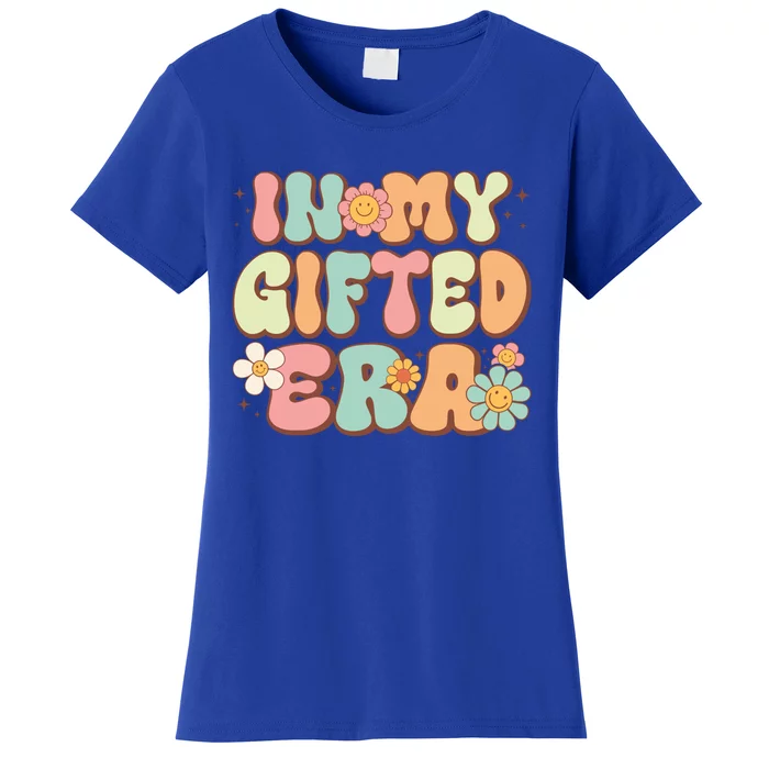 Groovy In My Gifted Era Matching Gifted Teacher Education Gift Women's T-Shirt