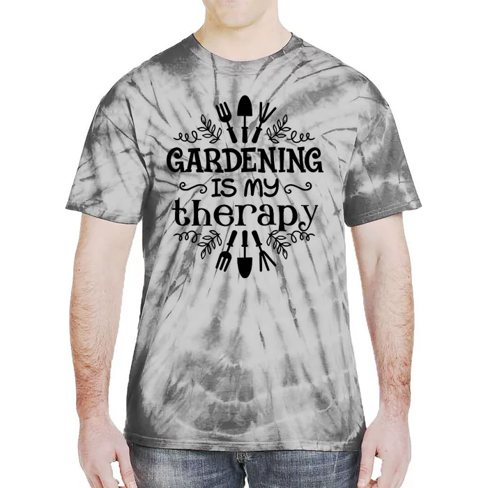 Gardening Is My Therapy Plant Lover Tie-Dye T-Shirt