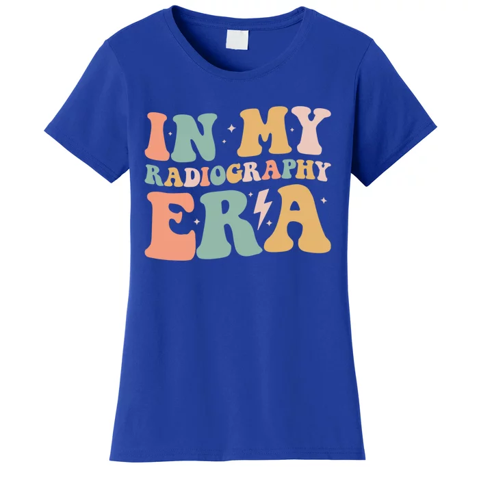 Groovy In My Radiography Era Radiography Funny Retro Funny Gift Great Gift Women's T-Shirt