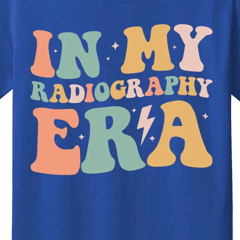 Groovy In My Radiography Era Radiography Funny Retro Funny Gift Great Gift Kids T-Shirt