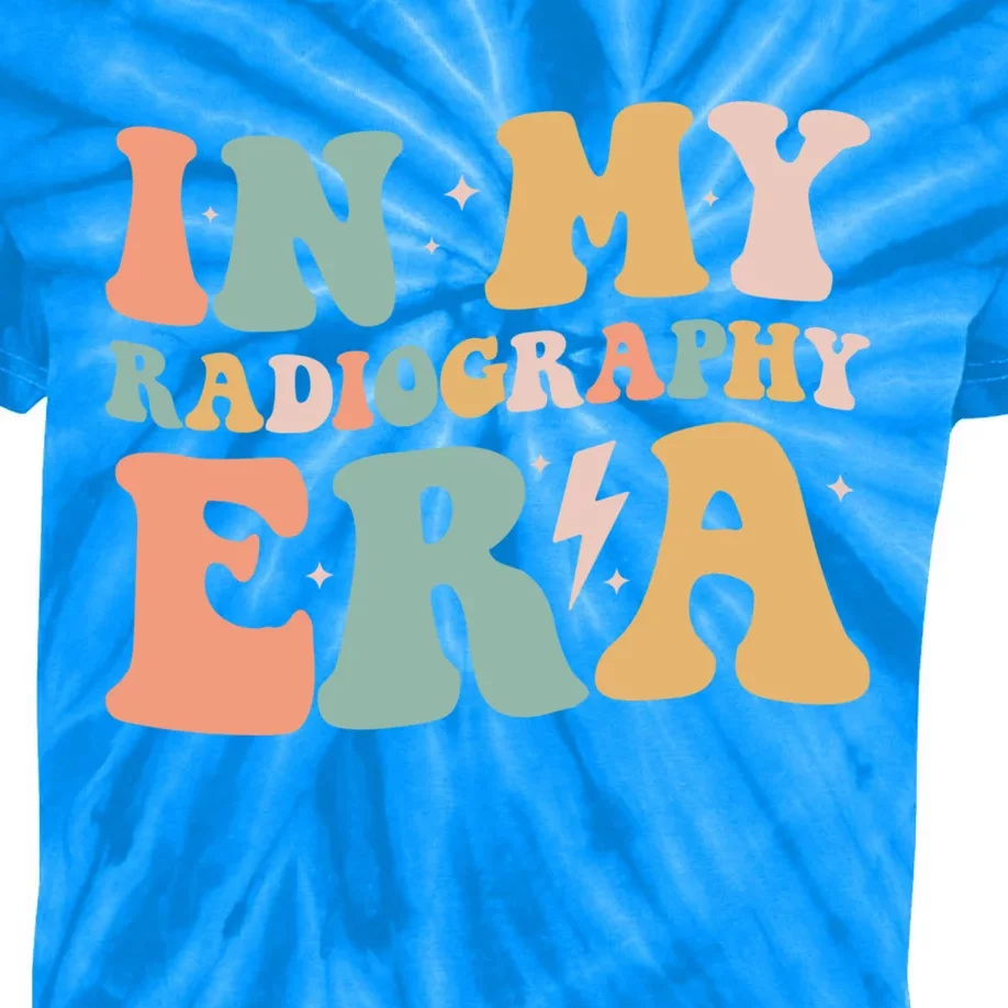 Groovy In My Radiography Era Radiography Funny Retro Funny Gift Great Gift Kids Tie-Dye T-Shirt