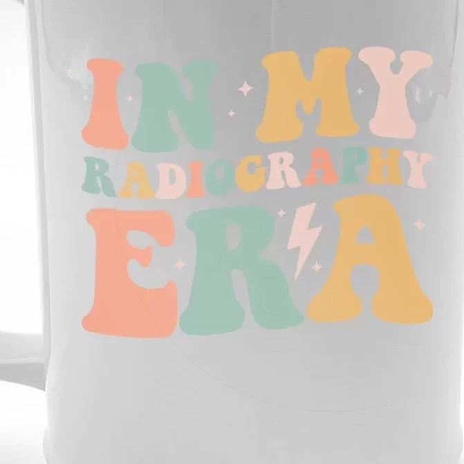 Groovy In My Radiography Era Radiography Funny Retro Funny Gift Great Gift Front & Back Beer Stein